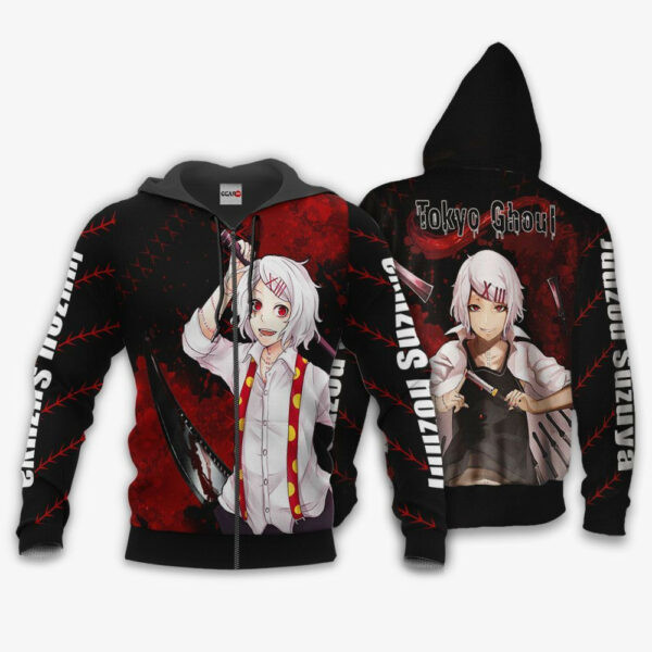 Tokyo Ghoul Juuzou Suzuya Anime 3k304 Cartoon 3d Hoodie Zip Hoodie 2906