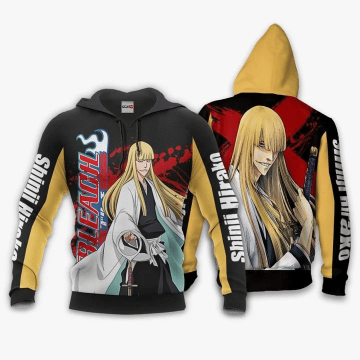 Shinji Hirako Bleach 3d Hoodie Zip Hoodie
