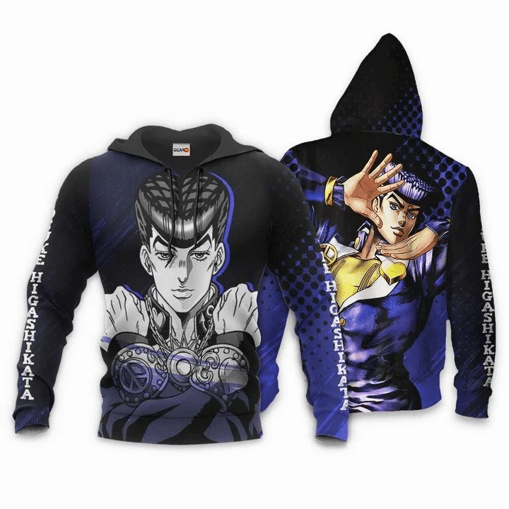 Josuke Higashikata Jojos Bizarre Adventure 3d Hoodie Zip Hoodie
