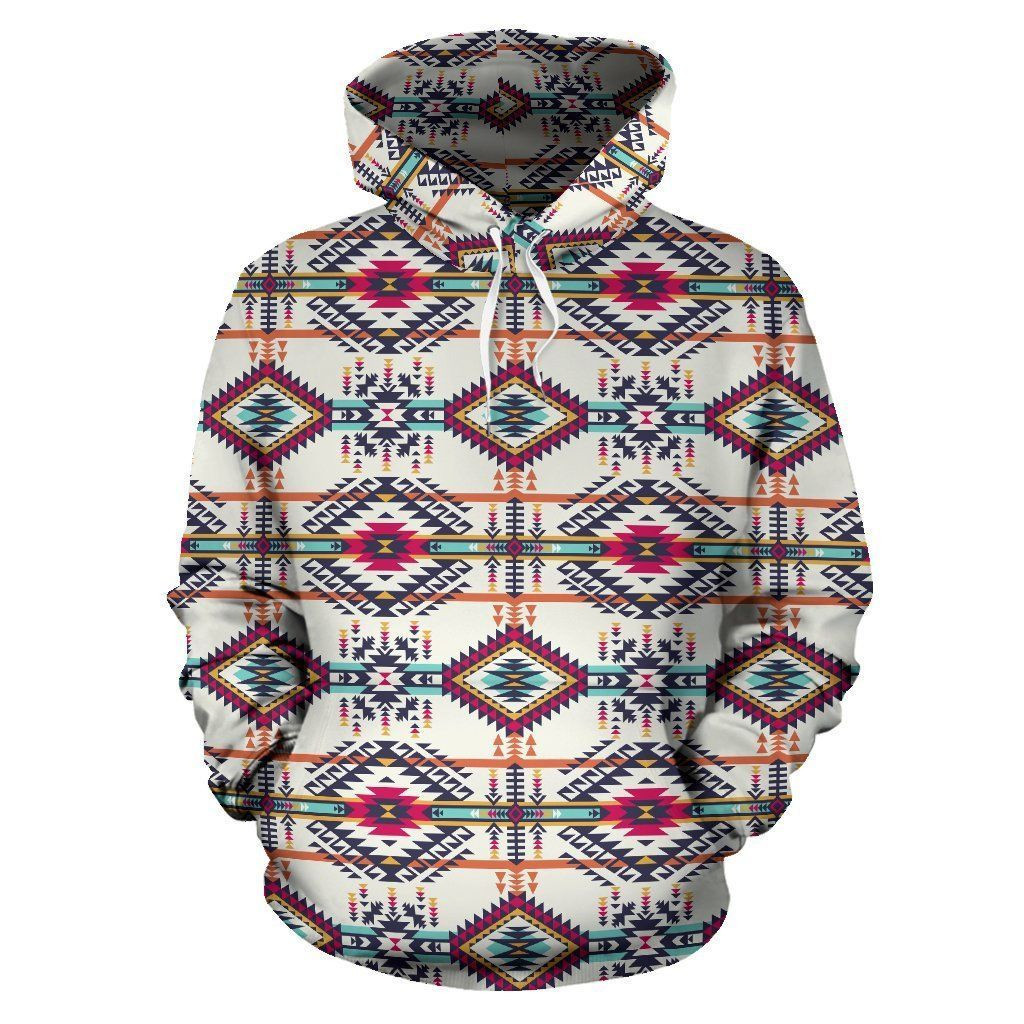 Indian Navajo Art Themed Design Print 3D All Over Print Hoodie & Zip Hoodie