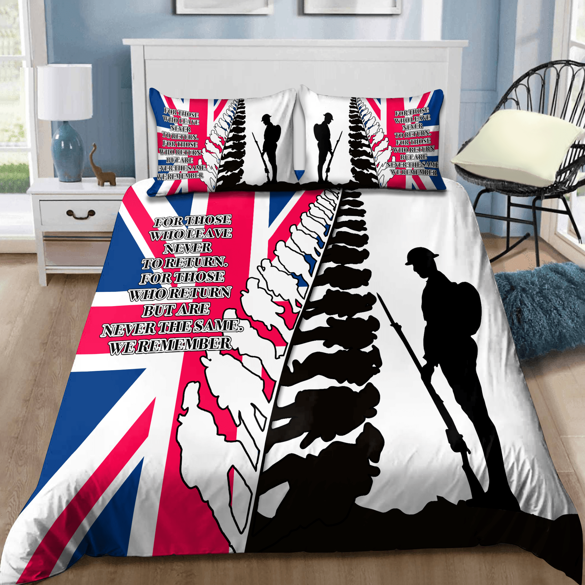 Veteran Bedding Set For Those Who Leave Never To Return Duvet Covers