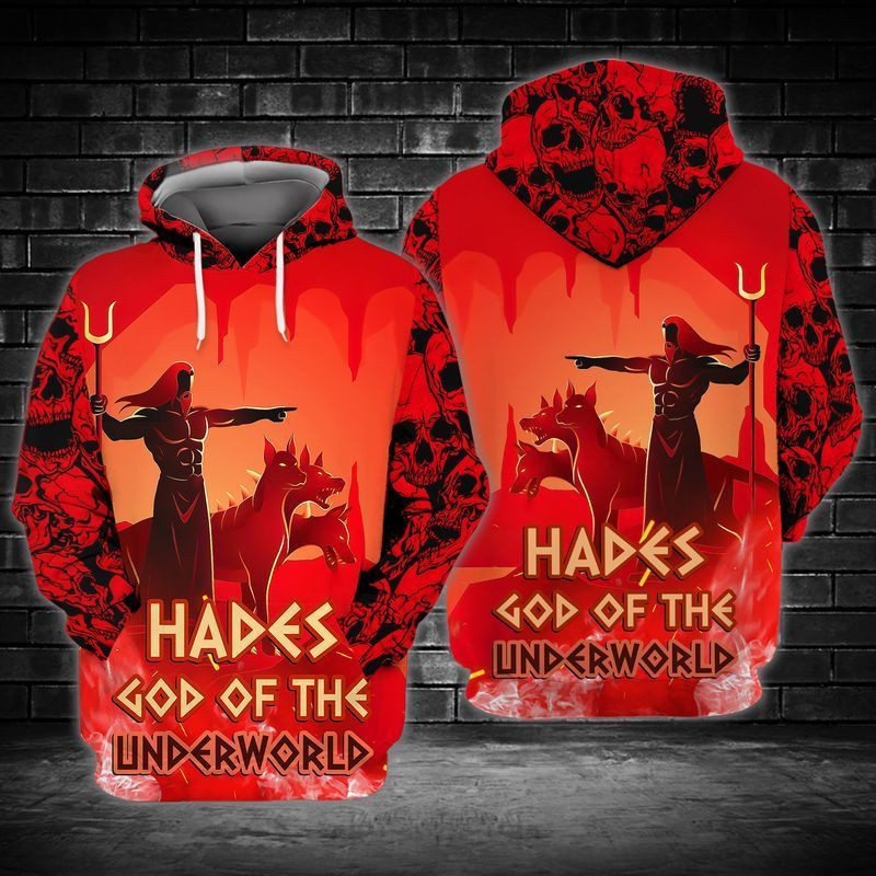 Hades God Of The Underworld 3d Hoodie Zip Hoodie
