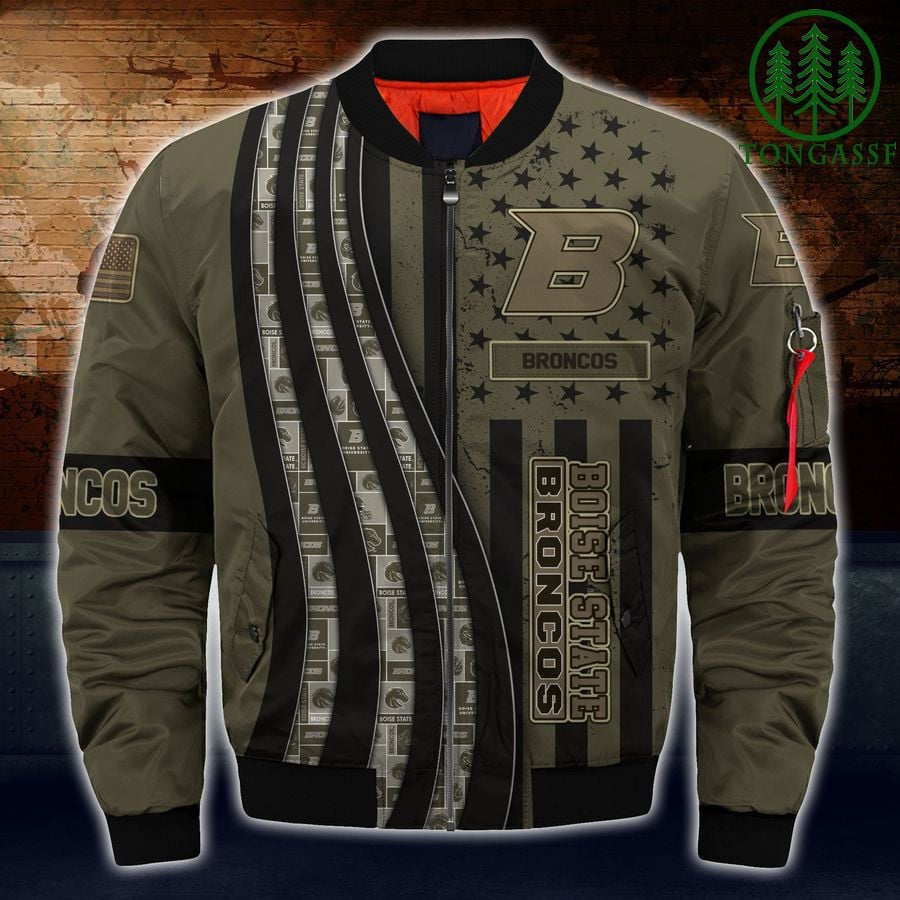 Boise State Broncos Camo For Fan Bomber Jacket