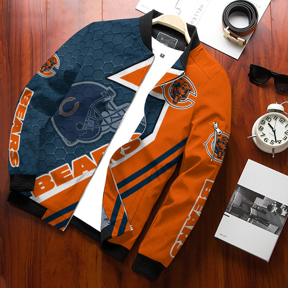 Chicago Bears Personalized Bomber Jacket BG238