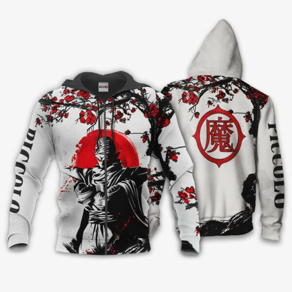 Piccolo Japan Cherry Blossoms Dragon Ball Z Anime 1k274 Cartoon Graphic Outfits Aop 3d Hoodie, Zip Hoodie 2408
