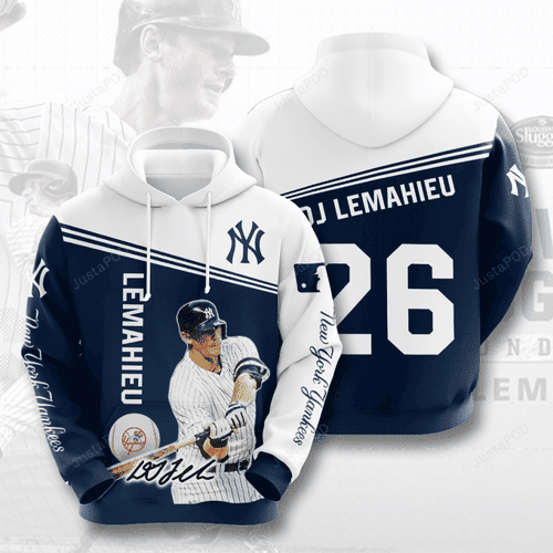 NEW YORK YANKEES DJ LeMahieu 3D All Over Print Hoodie & Zip Hoodie