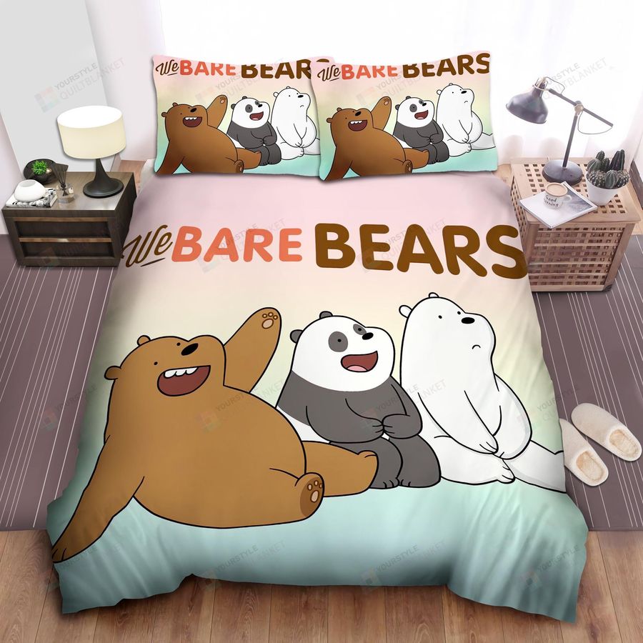 We Bare Bear Bedding Set We Bare Bears Happy Time Duvet Covers