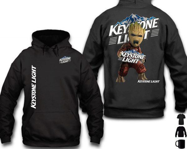 Keystone Light With Groot 2k528 Lover Gift,keystone Light With Groot All Over Print 3d Hoodie