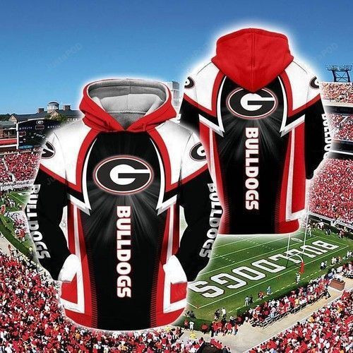 Georgia Bulldogs Football 3D All Over Print Hoodie & Zip Hoodie