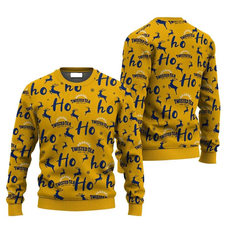 Twisted Tea HoHoHo Ugly Christmas Sweater