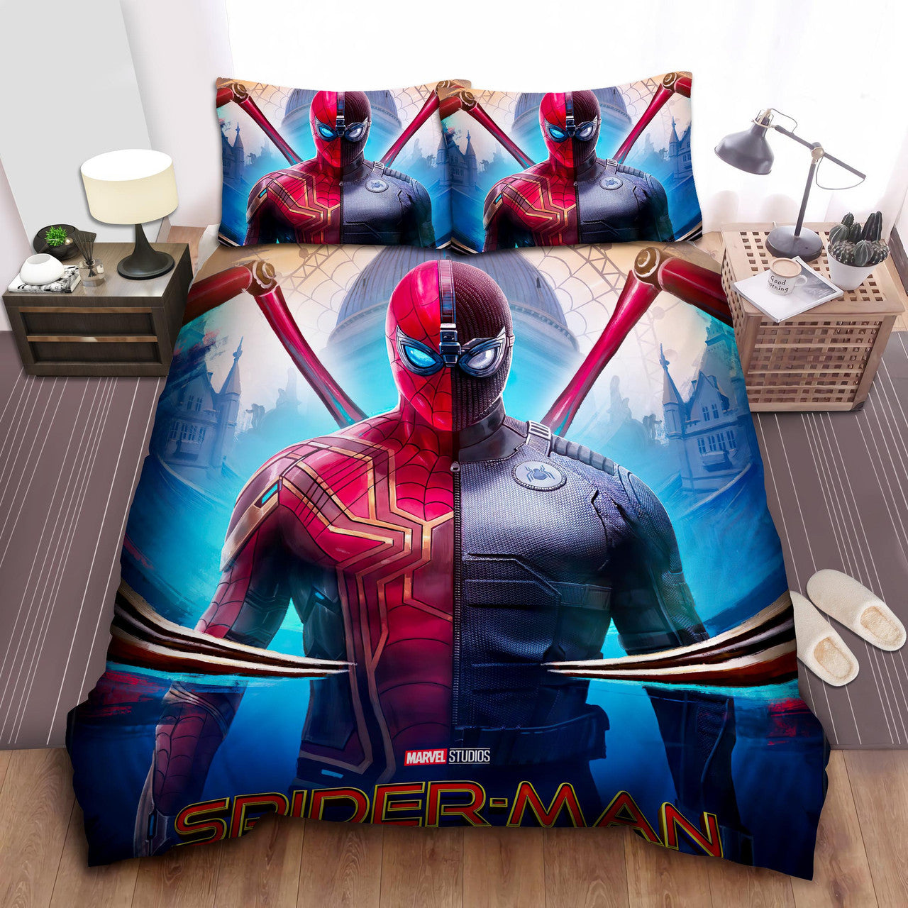 Spiderman Bedding Set MV Iron Spider Stealth Suit Duvet Covers
