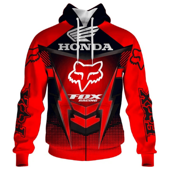 Honda X Fox Racing 3d Hoodie 1142