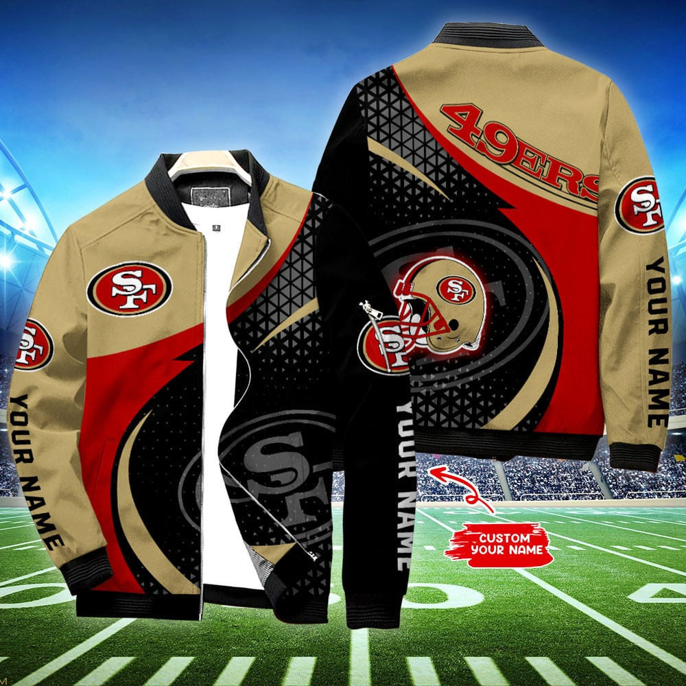 San Francisco 49ers Personalized Bomber Jacket BG537