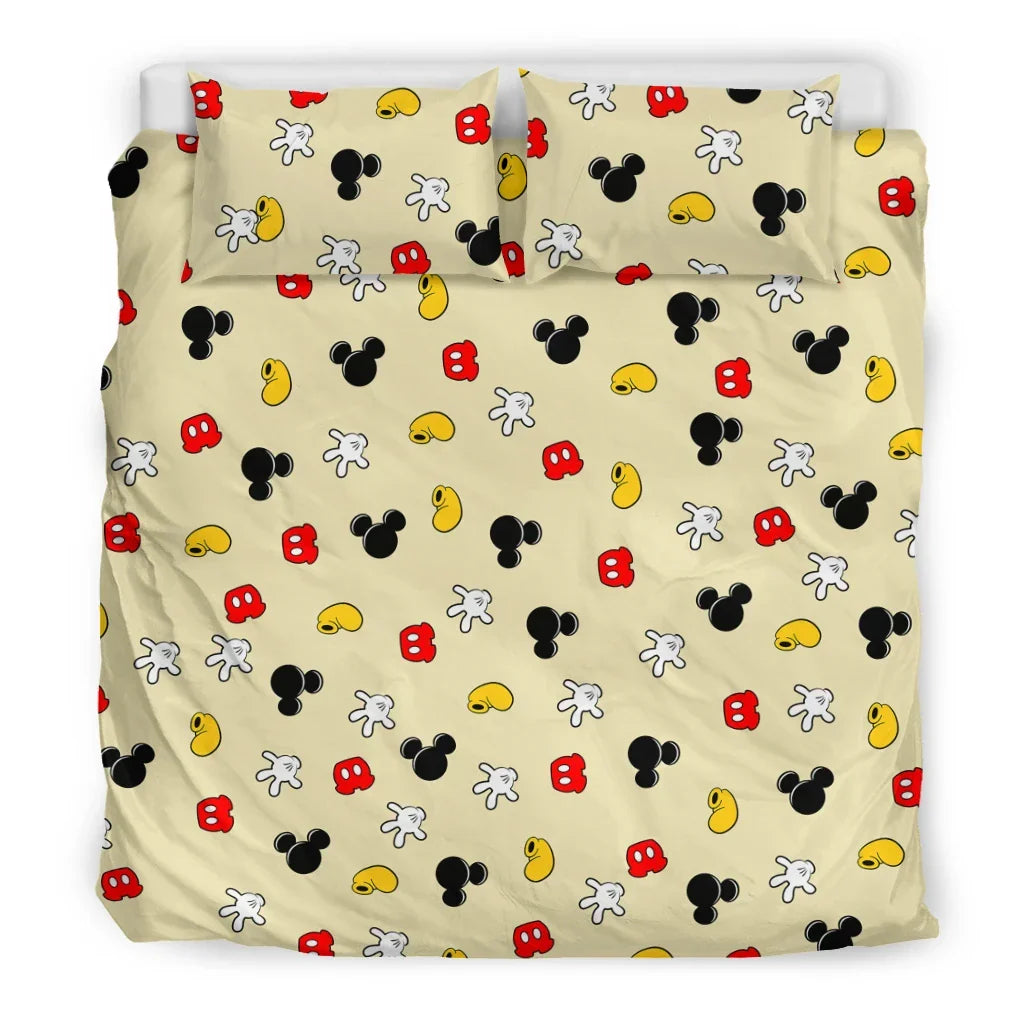 MM Bedding Set DN MM Cloves Pants Shoes Pattern Duvet Covers