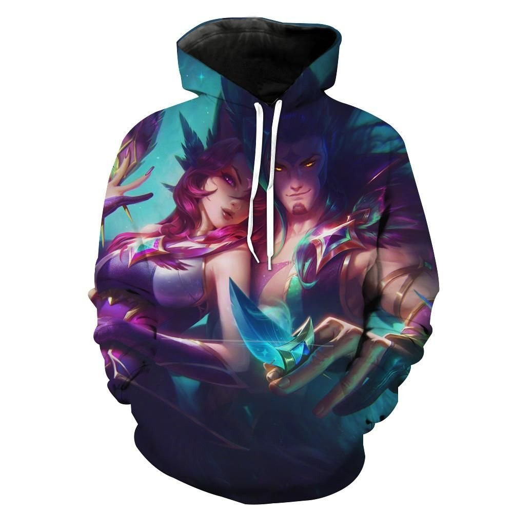 Xiyah and Rakan 3D All Over Print Hoodie & Zip Hoodie