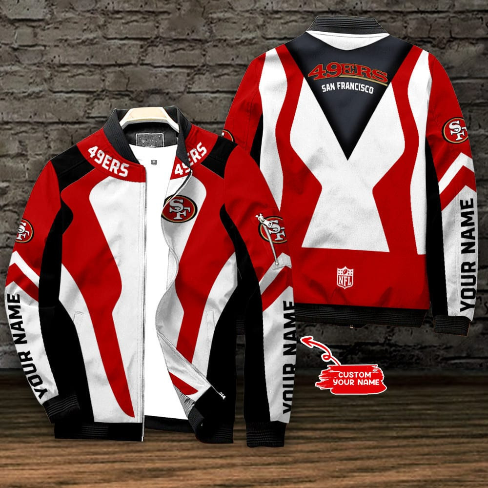 San Francisco 49ers Personalized Bomber Jacket BG550
