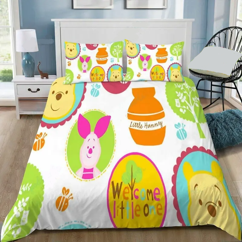 WTP Bedding Set DN Pooh And Friends Welcome Little One Duvet Covers