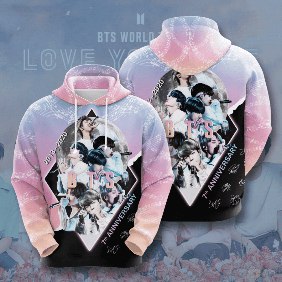 BTS 3D All Over Print Hoodie & Zip Hoodie