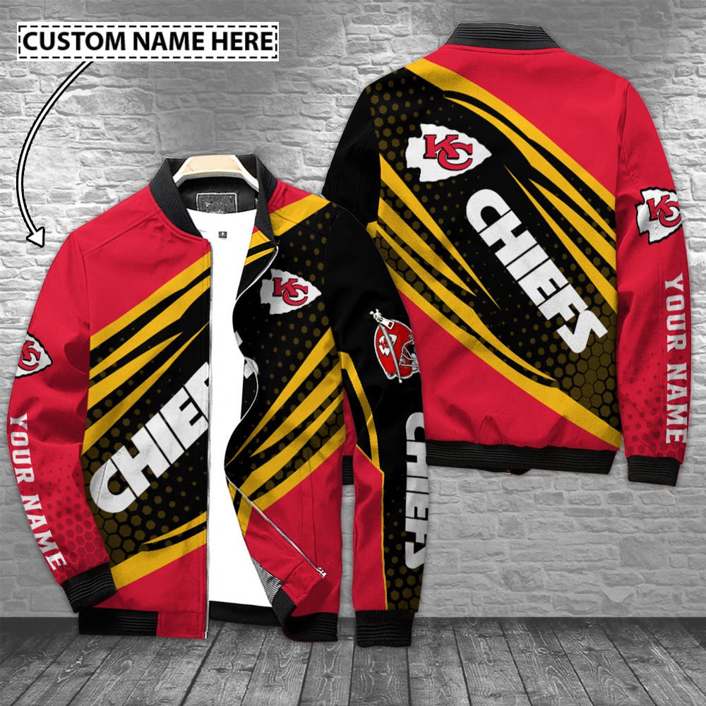 Kansas City Chiefs Personalized Bomber Jacket BG740