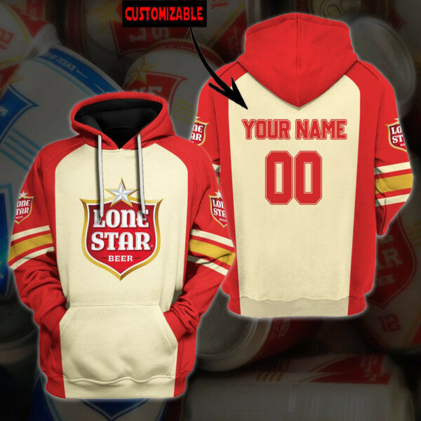 Lone Star Beer Personalized 3d Hoodie 1654
