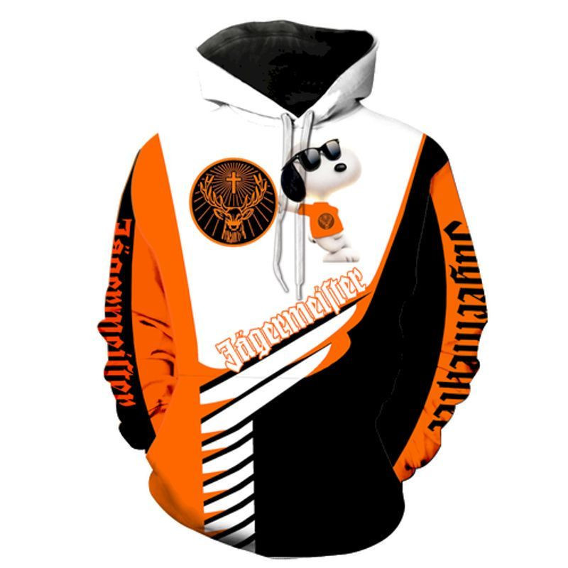 Snoopy Peanuts Jagermeister 3d Hoodie