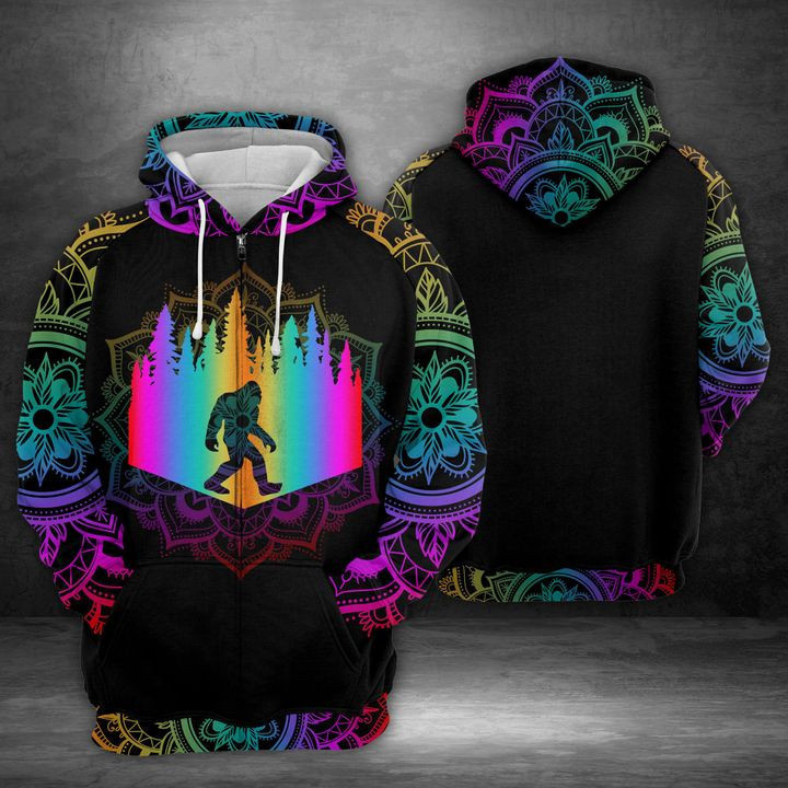 Bigfoot 3D All Over Print Hoodie & Zip Hoodie