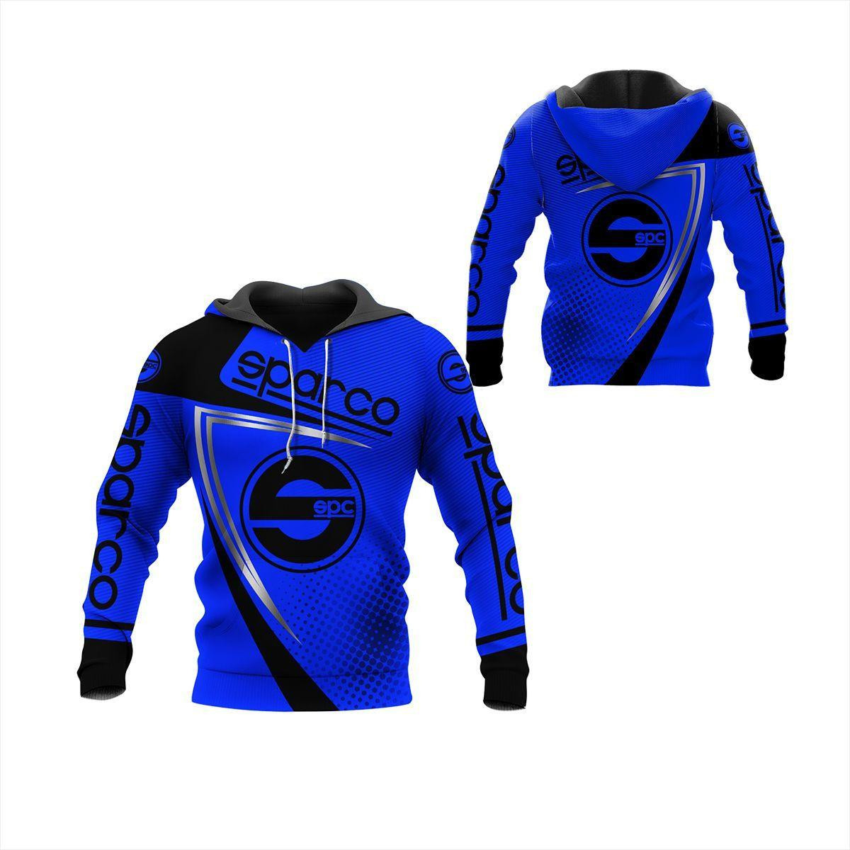 Sparco Shirt 117, 3d Hoodie Zip Hoodie