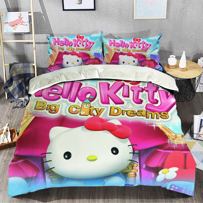 Hello Kitty Bedding Set Hello Kitty Big City Dreams Duvet Covers