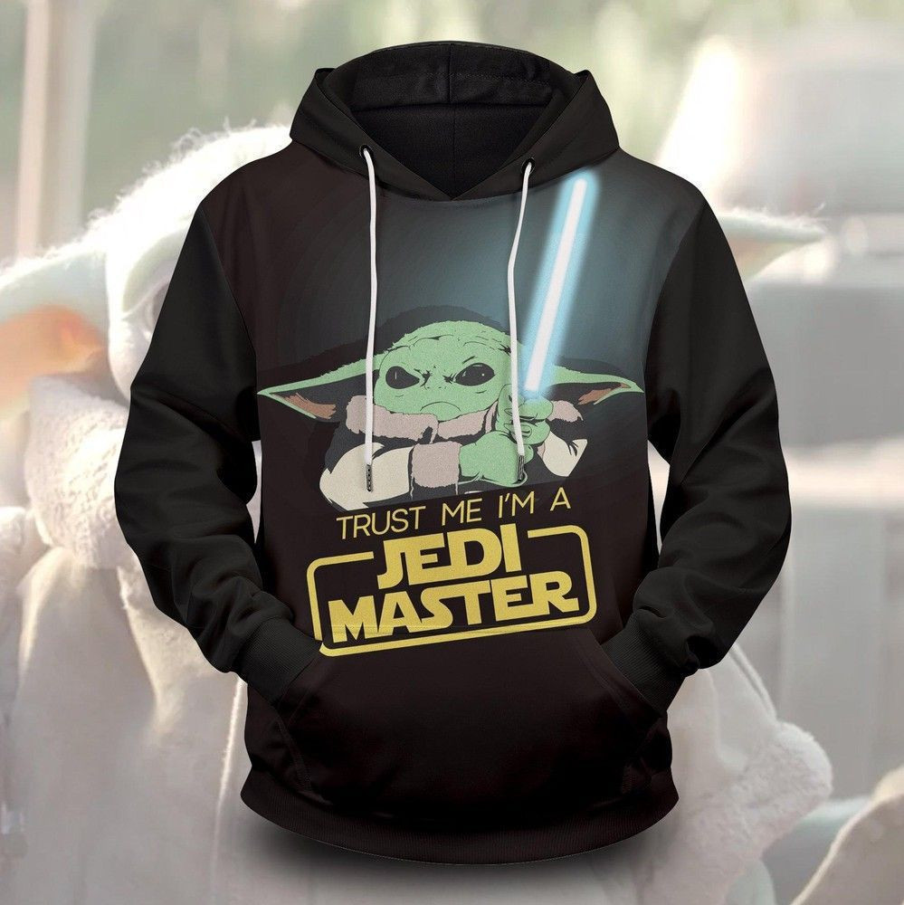 Star Wars The Mandalorian Jedi Master 3D All Over Print Hoodie & Zip Hoodie