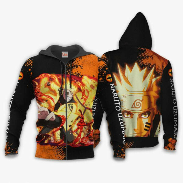 Kurama Naruto Anime 2k967 Cartoon 3d Hoodie Zip Hoodie 1202