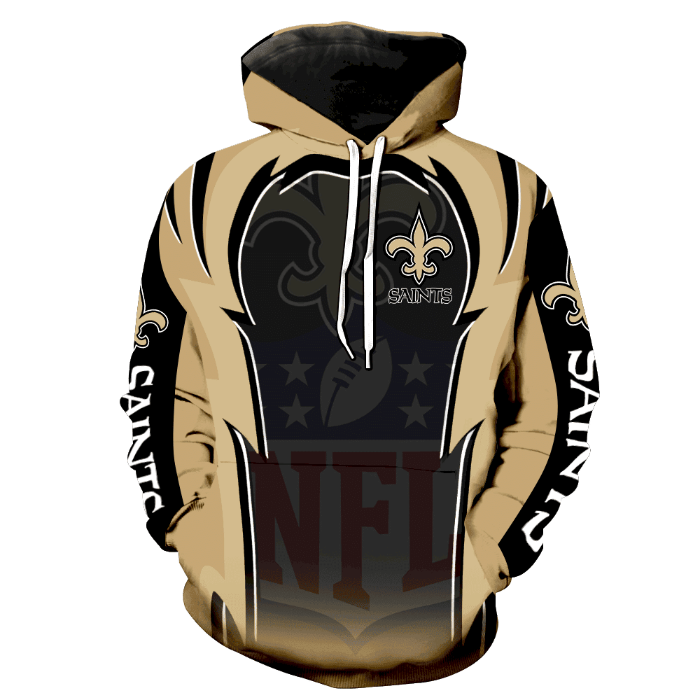 New Orleans Saints Full 3D All Over Print Hoodie & Zip Hoodie