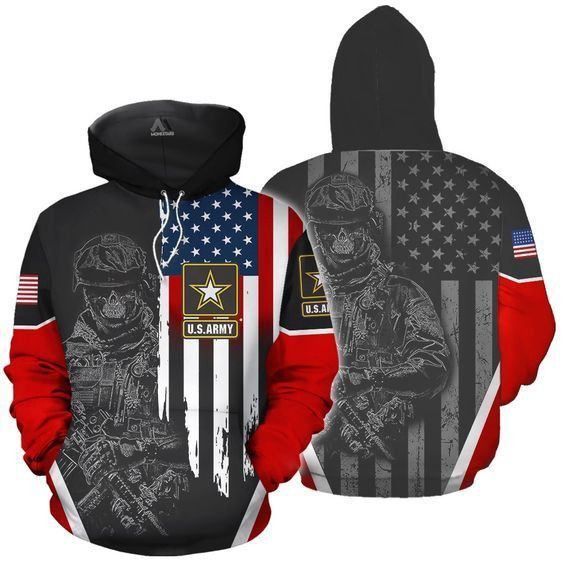 American Veteran 3D All Over Print Hoodie & Zip Hoodie