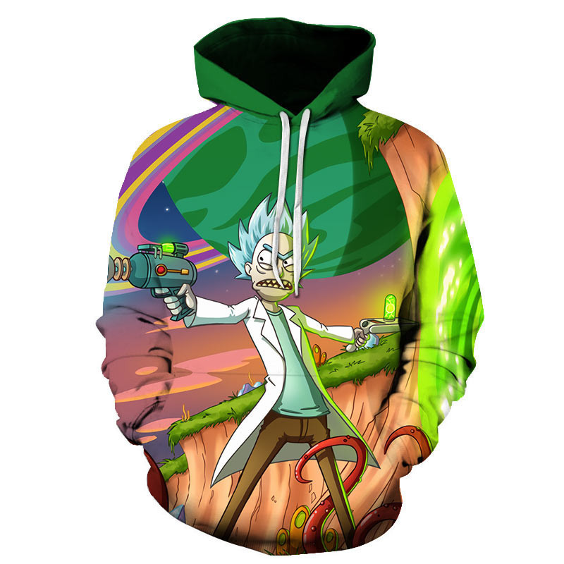 Rick And Morty 3D All Over Print Hoodie & Zip Hoodie
