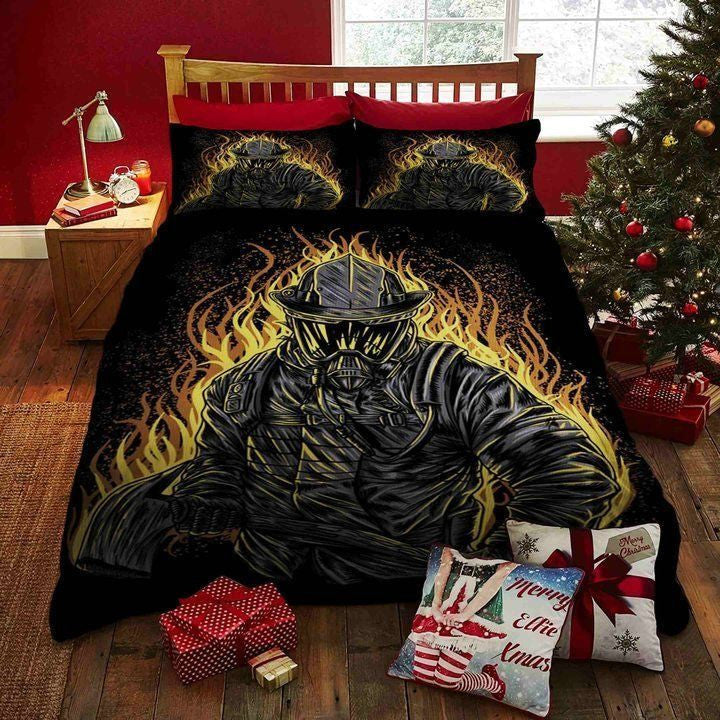Firefighter Bedding Set Firefighter Hero In The Fire Duvet Covers