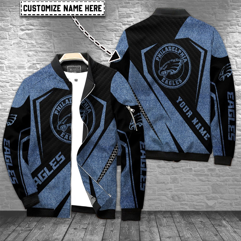 Philadelphia Eagles Personalized Bomber Jacket BG920