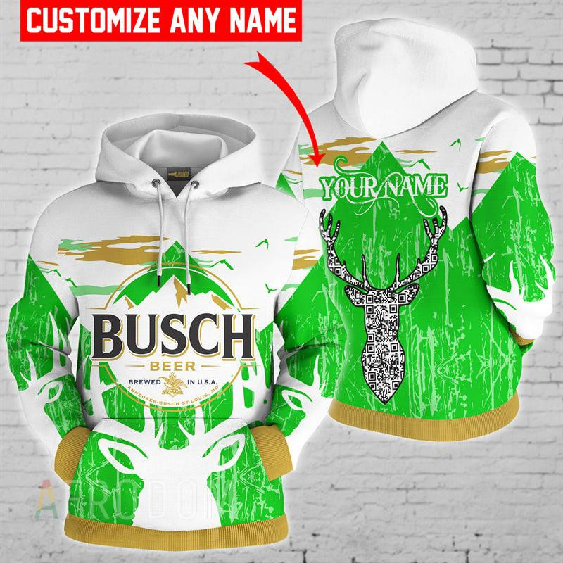 Personalized Busch Beer Hoodie 5, Gift For Fan 3d All Over Print Shirt Hoodie