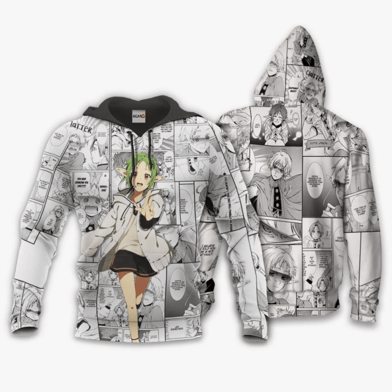 Sylphiette Mushoku Tensei 3d Hoodie Zip Hoodie