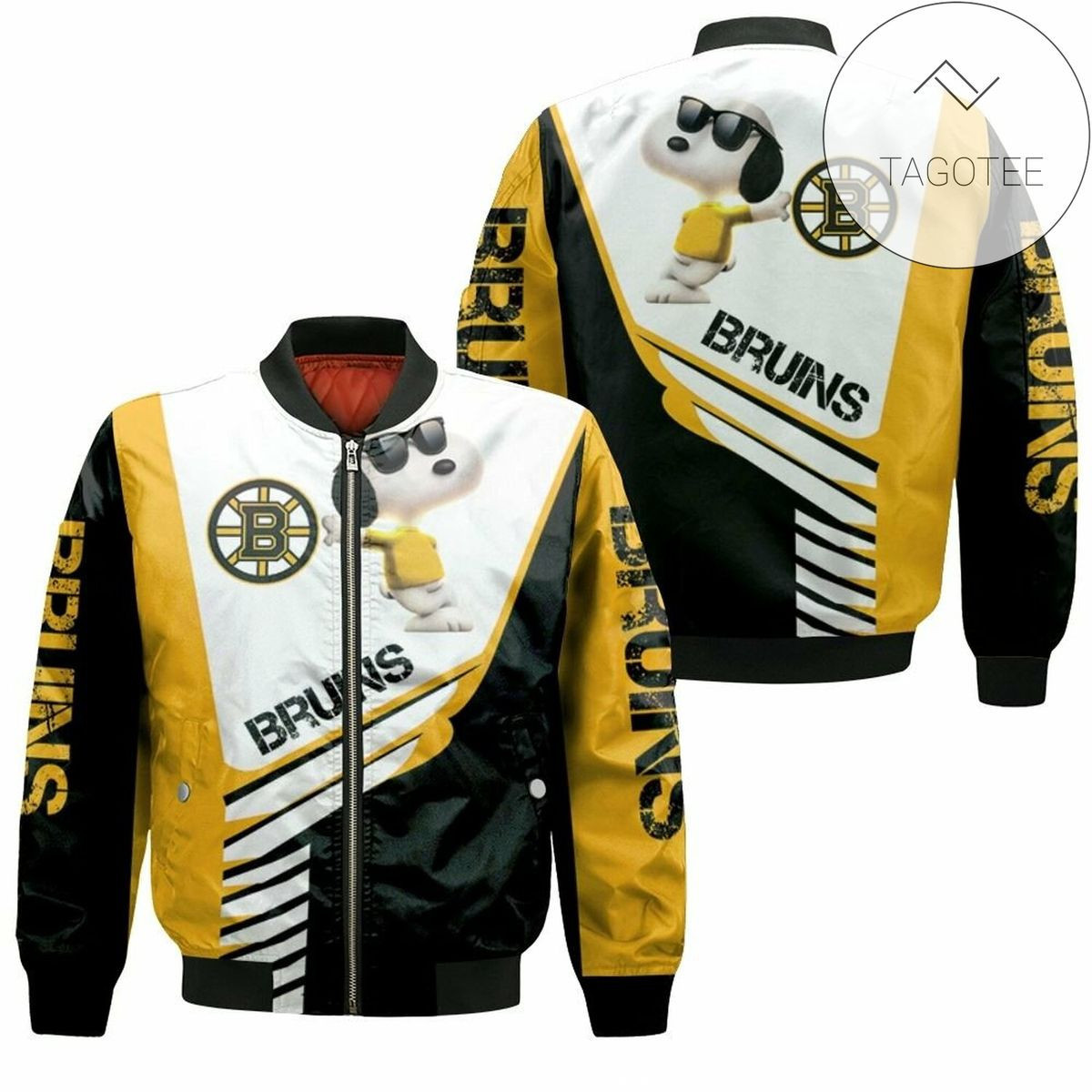 Boston Bruins Snoopy Bomber Jacket