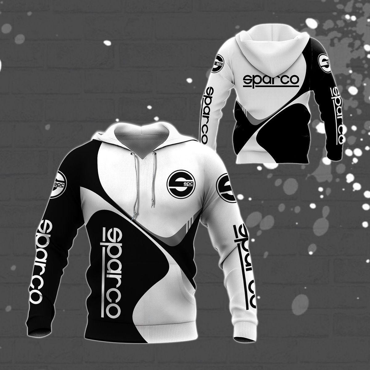 Sparco Shirt 313, 3d Hoodie Zip Hoodie