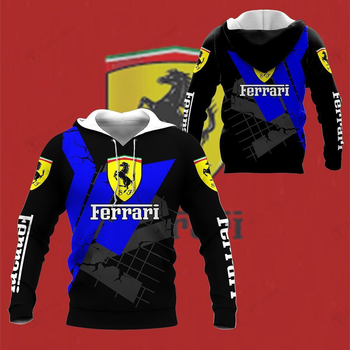 Scuderia Ferrari Luxyry Racing Car F1 8k163 3d Zip Hoodie Hoodie Ii0