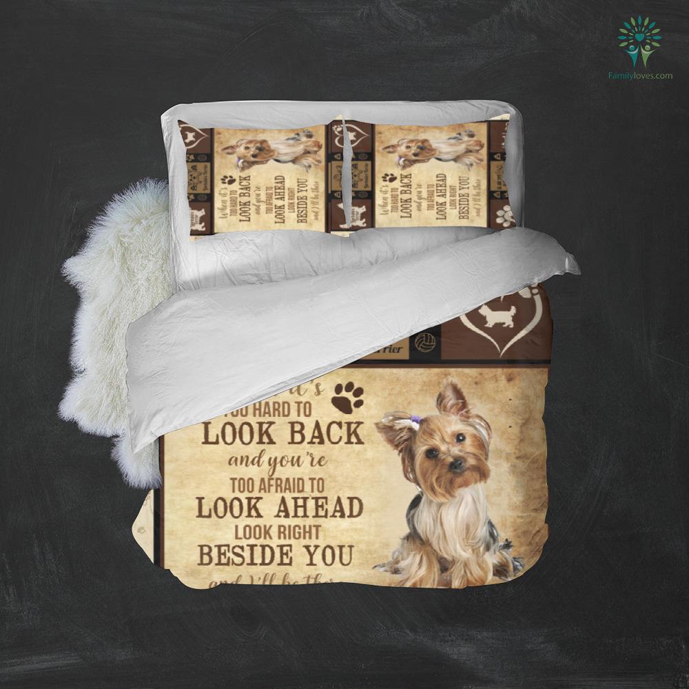 Dog Bedding Set I'll Be There Right Beside You Duvet Covers