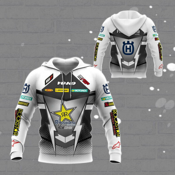 Husqvarna Factory Facing Shirt 361, 3d Hoodie Zip Hoodie 1653