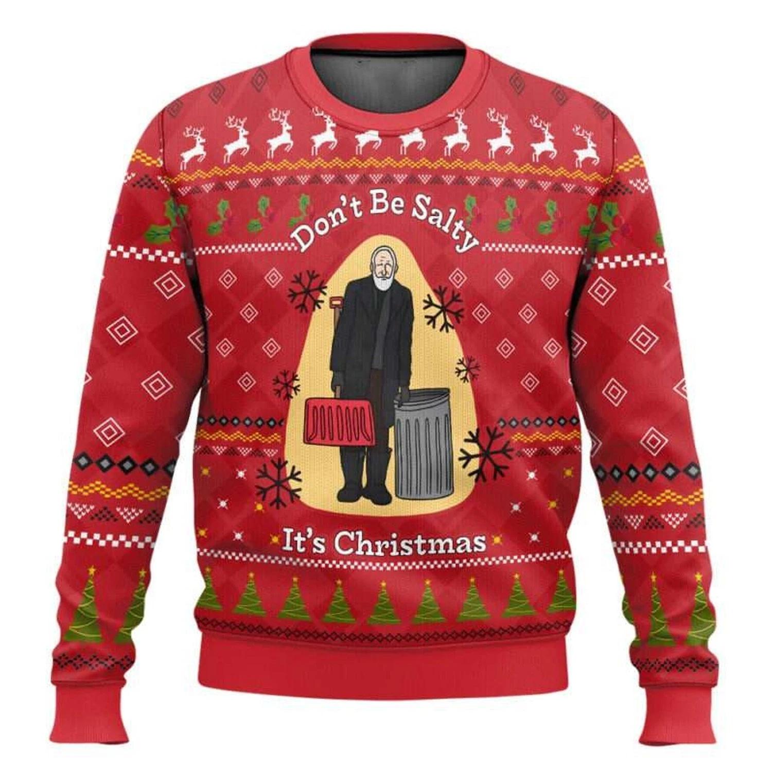 Old Man Marley Home Alone Ugly Christmas Sweater