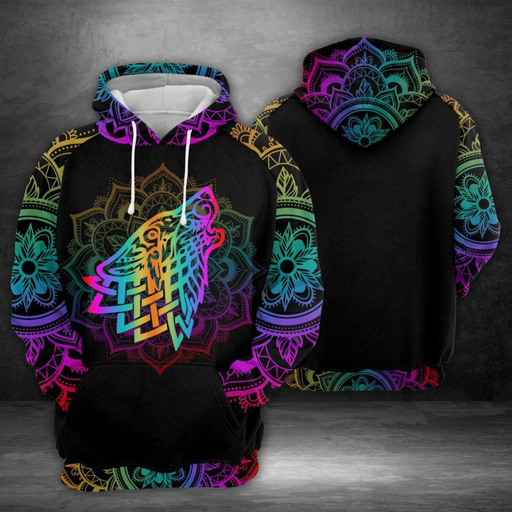 Celtic Wolf 3D All Over Print Hoodie & Zip Hoodie