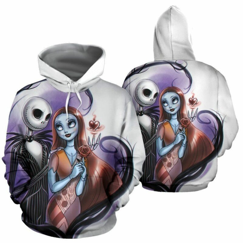 The Nightmare Before Christmas 3 Over Print 3d Hoodie Zip Hoodie