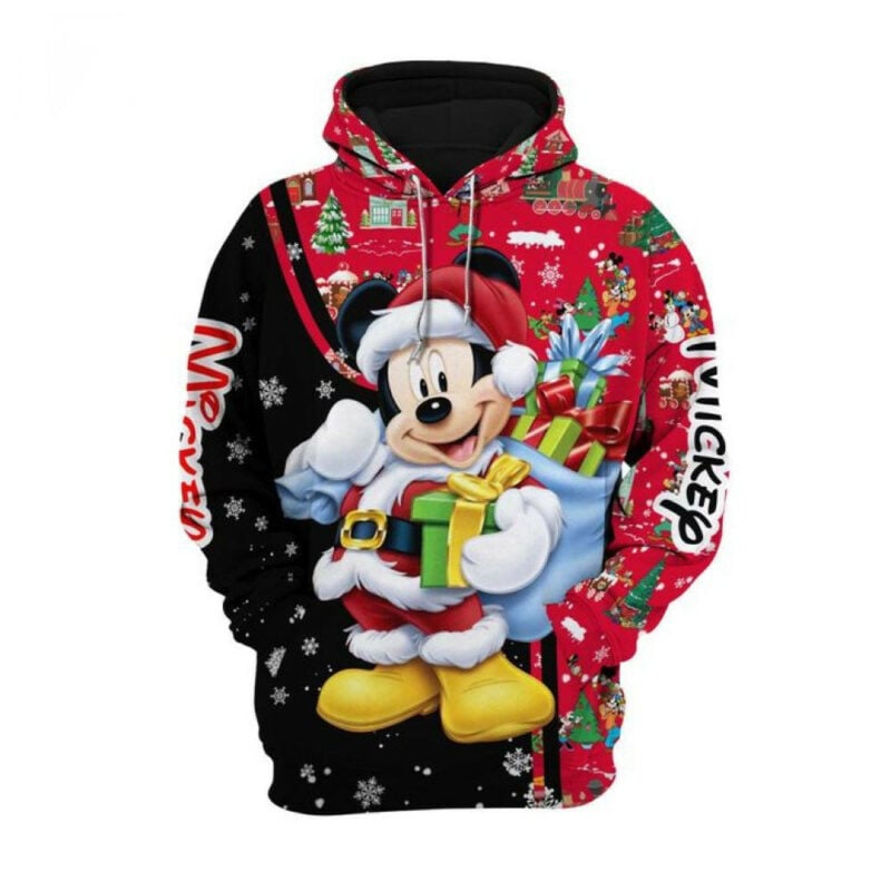 Mickey Mouse Santa Claus Christmas Hoodie