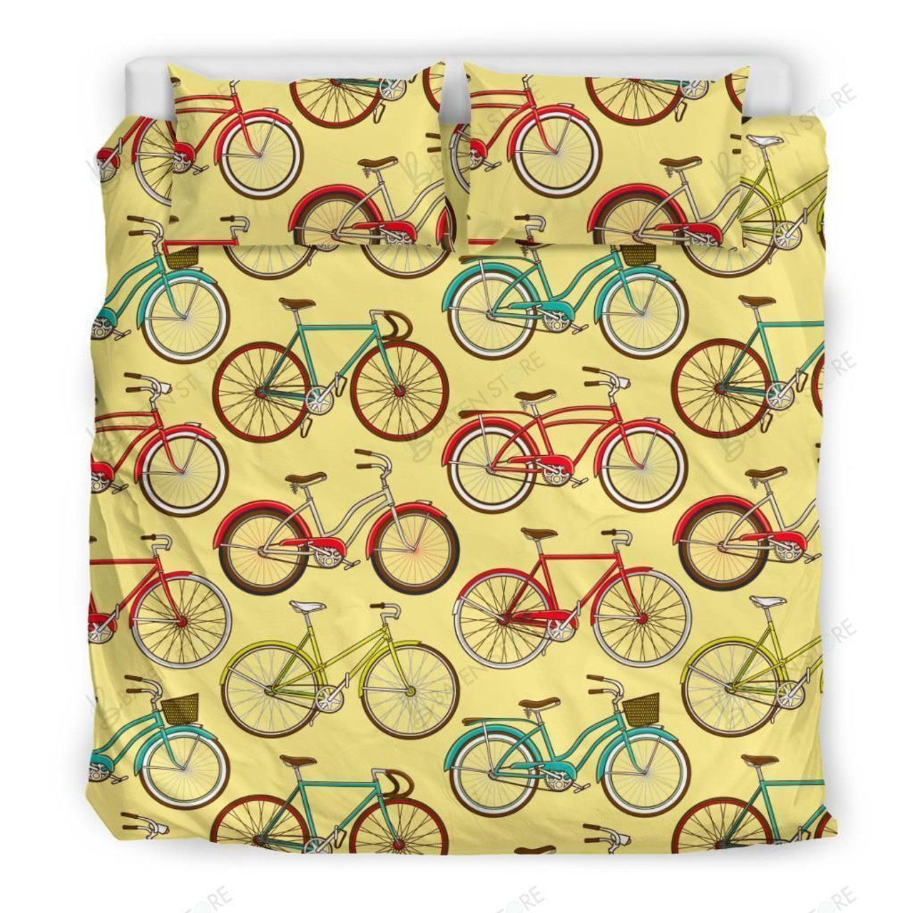 Bicycle Bedding Set All Types Of Bicycles Pattern Duvet Covers