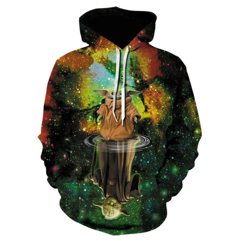 Baby Yoda The Mandalorian 3d Printed Hoodies Star Wars