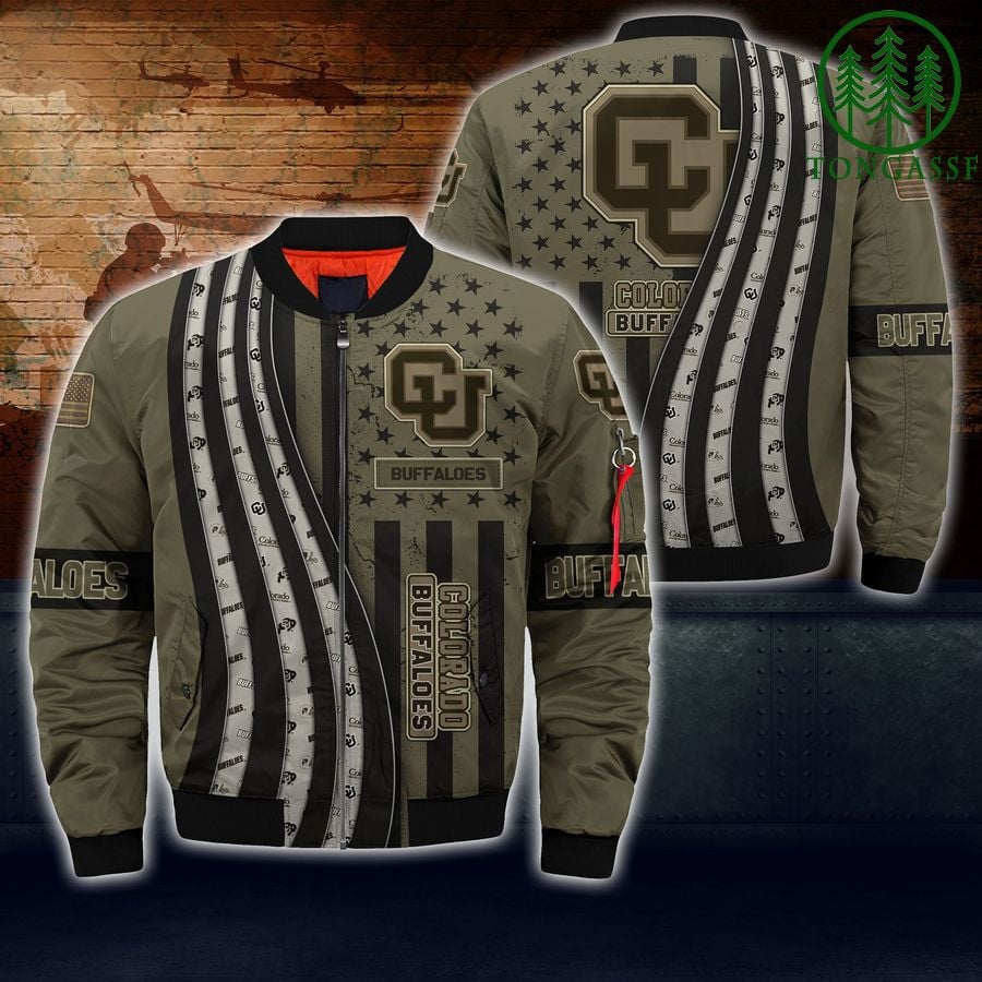 Colorado Buffaloes Camo For Fans Bomber Jacket