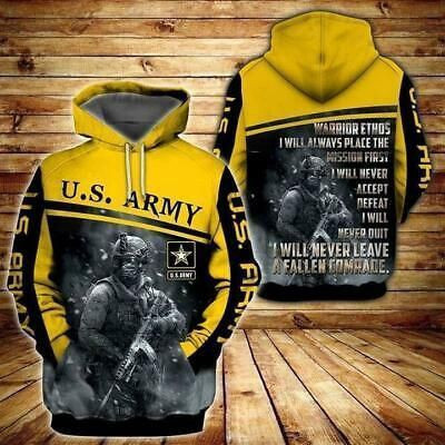 Us Army Veteran Skeleton Version 2 3D All Over Print Hoodie & Zip Hoodie